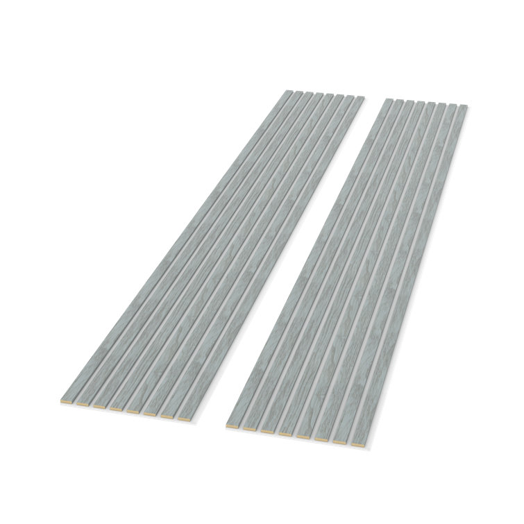 eJoy 106" X 12.6" Decorative Soundproof Panels 3d Slat Wood